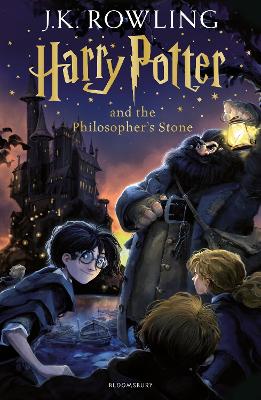 Book cover for Harry Potter and the Philosopher's Stone