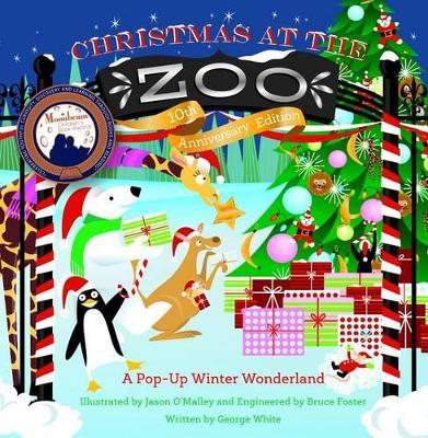 Book cover for Christmas at the Zoo 10th Anniversary Edition