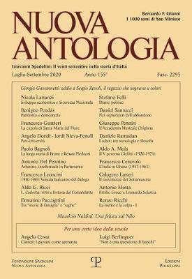 Cover of Nuova Antologia - A. CLV, N. 2295, Luglio-Settembre 2020