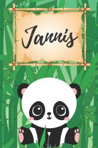 Cover of personalisiertes Notizbuch Panda / Malbuch / Kritzelbuch / Tagebuch / Journal / Notizheft / DIN A5 / Geschenke Jannis