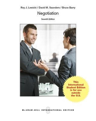Book cover for Negotiation (Int'l Ed)