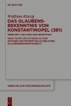 Book cover for Das Glaubensbekenntnis Von Konstantinopel (381)