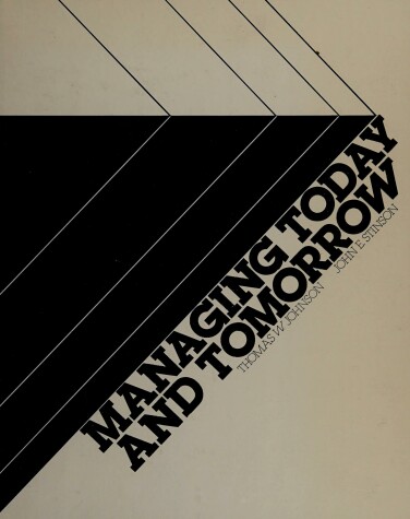 Book cover for Management Today and Tomorrow