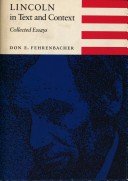 Book cover for Lincoln in Text and Context