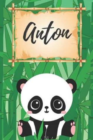 Cover of Anton Notizbuch Panda / Malbuch / Kritzelbuch / Tagebuch / Journal / DIN A5 / Geschenke