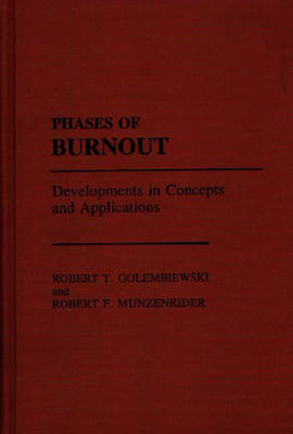 Book cover for Phases of Burnout