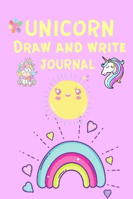 Book cover for Unicorn Draw and Write Journal