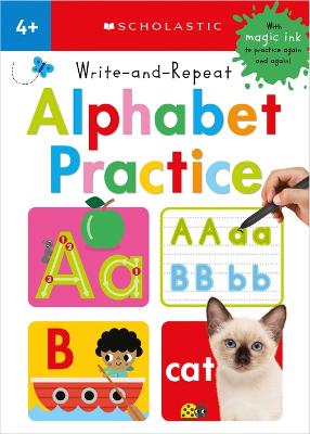 Book cover for Write-And-Repeat Alphabet Practice