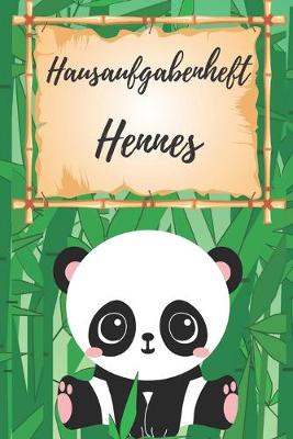 Book cover for Hausaufgabenheft Hennes