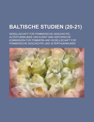 Book cover for Baltische Studien (20-21)