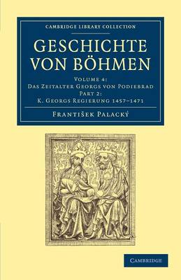 Cover of Geschichte von Böhmen