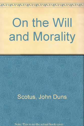 Book cover for On the Will and Morality