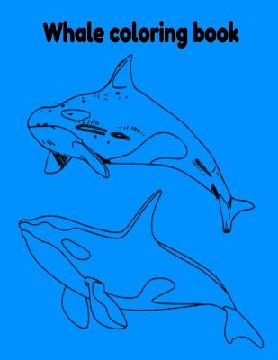 Book cover for Whale coloring book