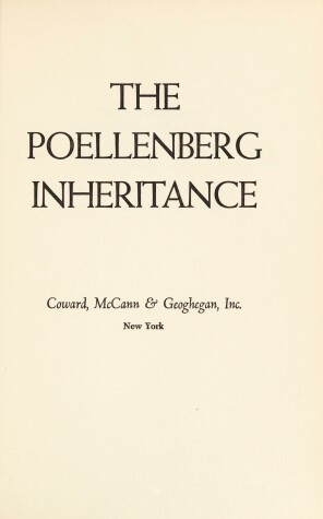 Book cover for The Pollenberg Inheritance