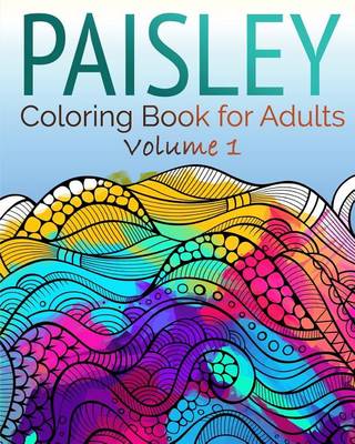 Cover of Paisley Coloring Book for Adults