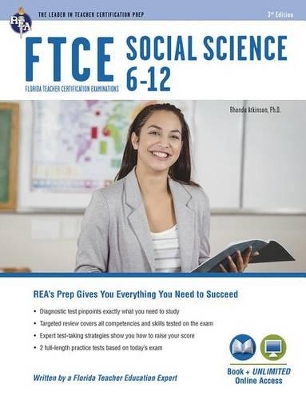 Book cover for FTCE Social Science 6-12 (037) Book + Online