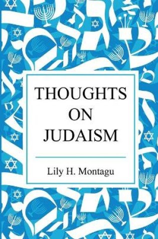 Cover of Thoughts on Judaism