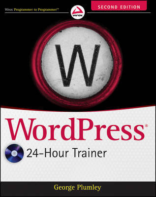 Book cover for WordPress 24-Hour Trainer