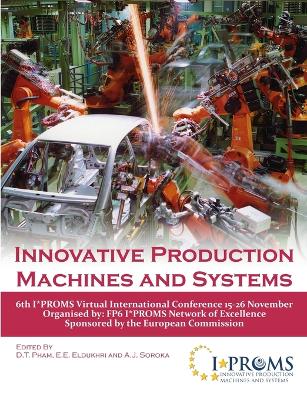 Book cover for Innovative Production Machines and Systems - 6th I*PROMS Virtual Conference