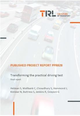 Cover of Transforming the practical driving test