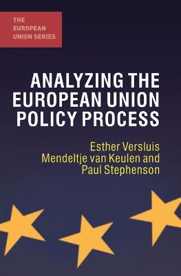 Book cover for Analyzing the European Union Policy Process