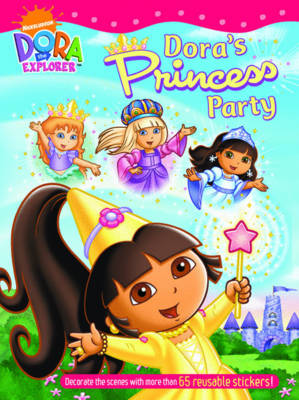 Book cover for Dora's Princess Party Sticker Book