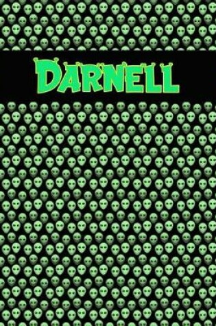 Cover of 120 Page Handwriting Practice Book with Green Alien Cover Darnell