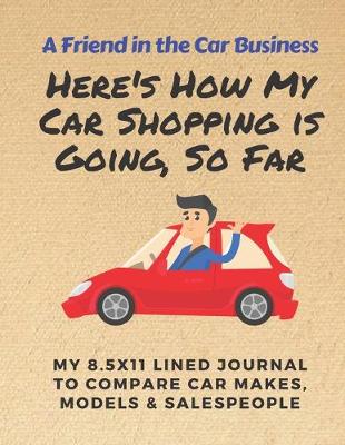 Book cover for Here's How My Car Shopping is Going, So Far