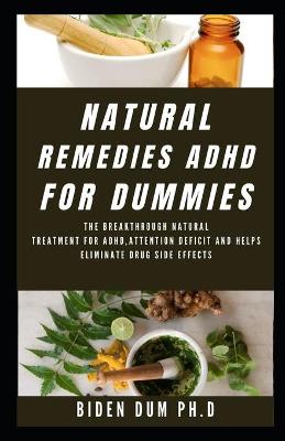 Book cover for Natural Remedies ADHD for Dummies