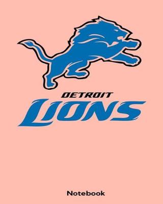 Book cover for Detroit Lions Notebook