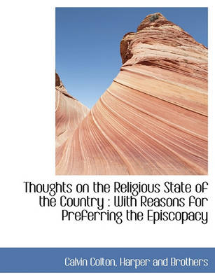 Book cover for Thoughts on the Religious State of the Country