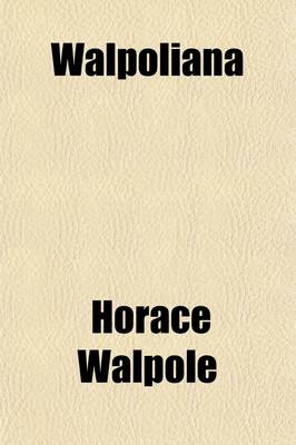 Book cover for Walpoliana Volume 1