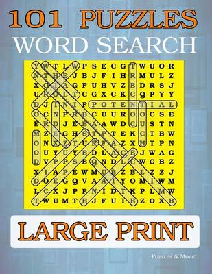 Book cover for Large Print Word Search Puzzles