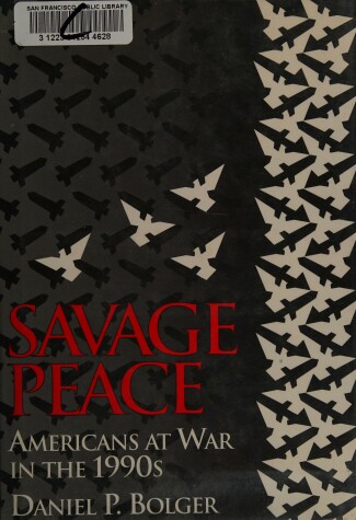 Book cover for Savage Peace