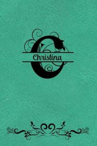 Cover of Split Letter Personalized Name Journal - Christina