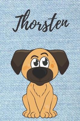 Book cover for Thorsten personalisiertes Notizbuch Hunde / Buch / Malbuch / Kritzelbuch / Tagebuch / Journal / DIN A5 / Geschenke