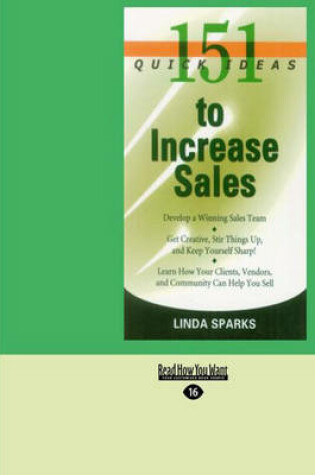 Cover of 151 Quick Ideas to Increase Sales