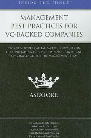 Cover of Management Best Practices for VC-backed Companies