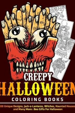 Cover of Creepy Halloween Coloring Books