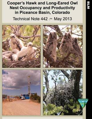 Book cover for Cooper's Hawk and Long-Eared Owl Nest Occupancy and Productivity in Piceance Basin, Colorado