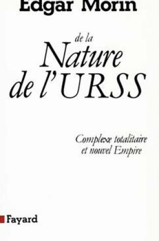 Cover of de la Nature de L'Urss