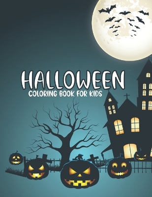 Book cover for Halloween Coloring Book For Kids
