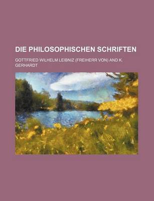 Book cover for Die Philosophischen Schriften (2)