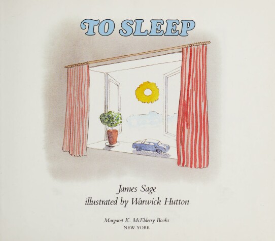 Book cover for To Sleep