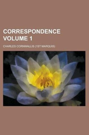 Cover of Correspondence Volume 1