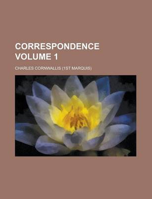 Book cover for Correspondence Volume 1