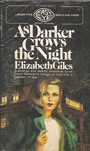 Book cover for As Darker Grows the Night