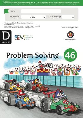 Book cover for SEM Maths Level D Intermediate Problem Solving Week 46