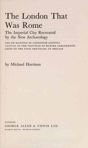 Book cover for London That Was Rome