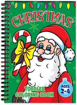 Book cover for Toddler Christmas Coloring Book for Kids Ages 2-4